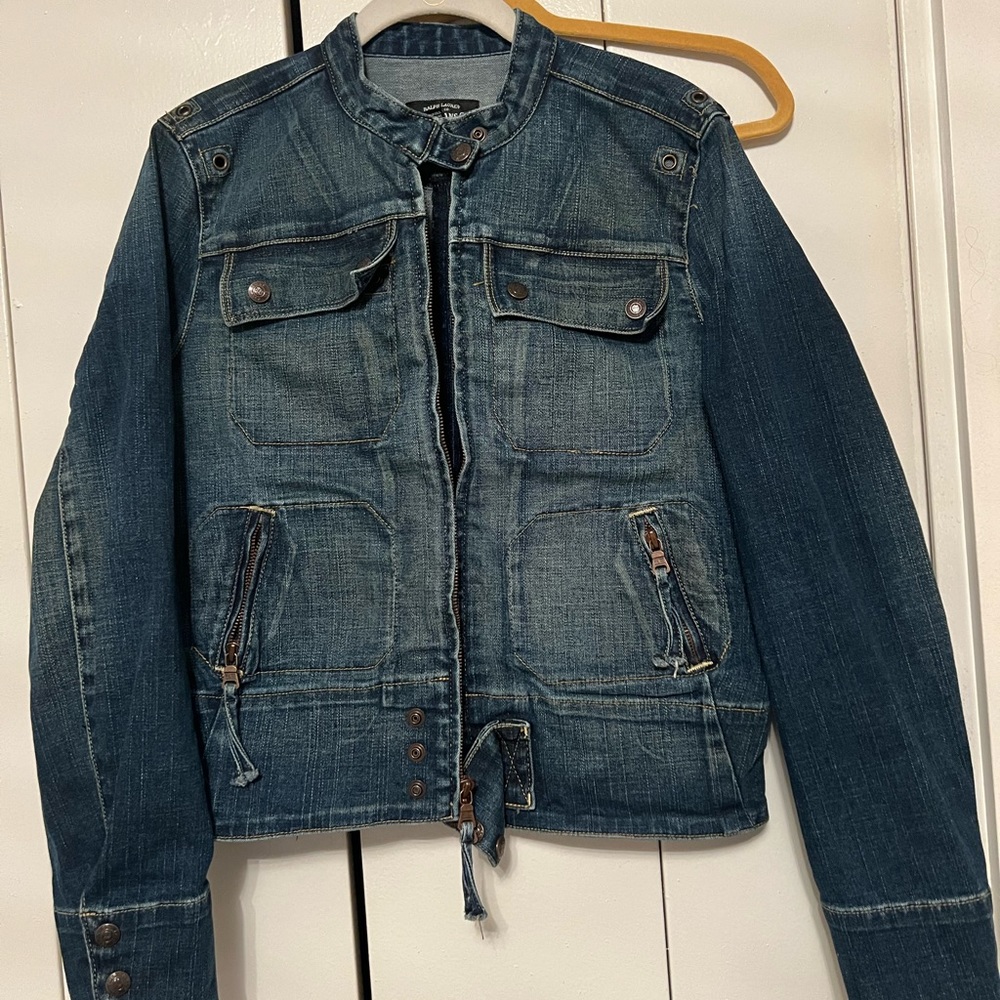 Ralph Lauren Moto denim jacket